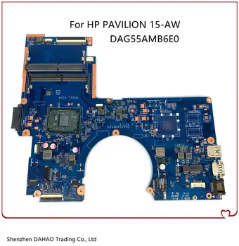 

For HP PAVILION 15-AW Laptop Motherboard 856270-601 856270-501 856270-001 DAG55AMB6E0 A9-9410 CPU 100% Fully Tested