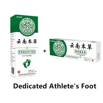 

Special Spray And Ointment For Athlete's Foot, Ringworm, Rotten Feet, Dermatitis, Fast Absorption Good Effect X 4 PCS