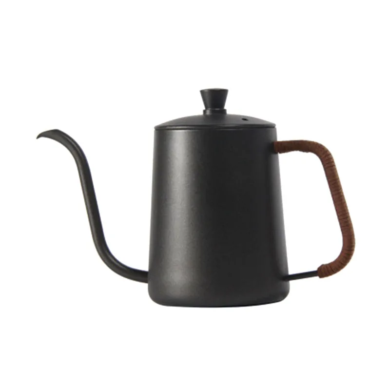 600Ml Drip Kettle Coffee Tea Pot Stainless Steel Non-Stick Coating Swan Neck Thin Mouth | Дом и сад