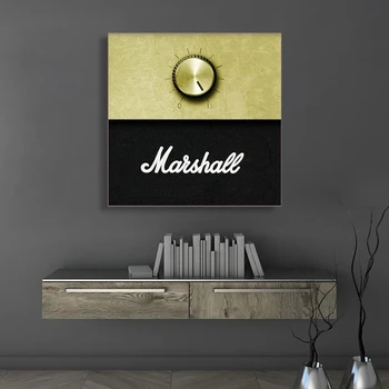 

Marshall Amplifier Volume Knob Music Oil Painting on Canvas Posters and Prints Cuadros Wall Art Pictures For Living Room