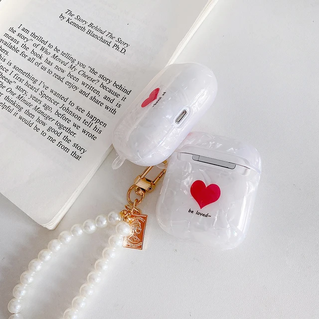 Case For Apple Airpods Pro 2 1 With Pearl Lanyard Luxury Cover