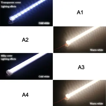 

IP42 Waterproof LED Cabinet Light with Cover Hard Rigid LED Strip Bar Cabinet Light 50CM U Aluminium Shell 12V 18W 5730