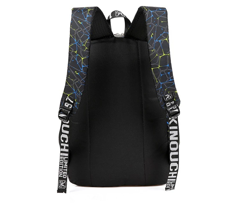 Quality Nylon School Bags Fashion Camouflage Kids Backpack For Teenagers Girls Boys Schoolbag Three-piece Travel Laptop Backpack