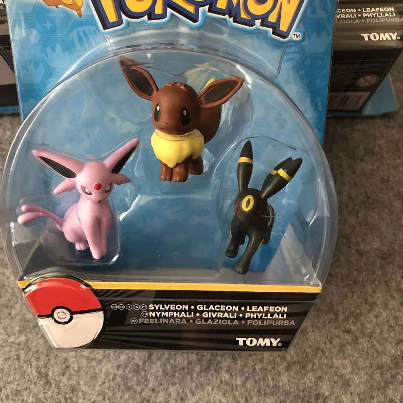 TAKARA TOMY POKEMON Vaporeon Jolteon Flareon Espeon Umbreon Sylveon Glaceon Leafeon Фигурки игрушки для детей