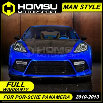 

MSY style FRP Unpainted Car Body Kit Front Rear Bumper Side Skirt Carbon spoiler steering wheel For Pors-che Pana-mera 2010-2013