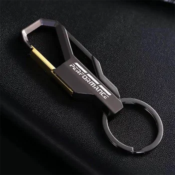 

For Bmw PERFORMANCE 2020 Metal Alloy car Keychain Laser engraving style Buckle Waist Car Key Chain car logo Key Chain key ring