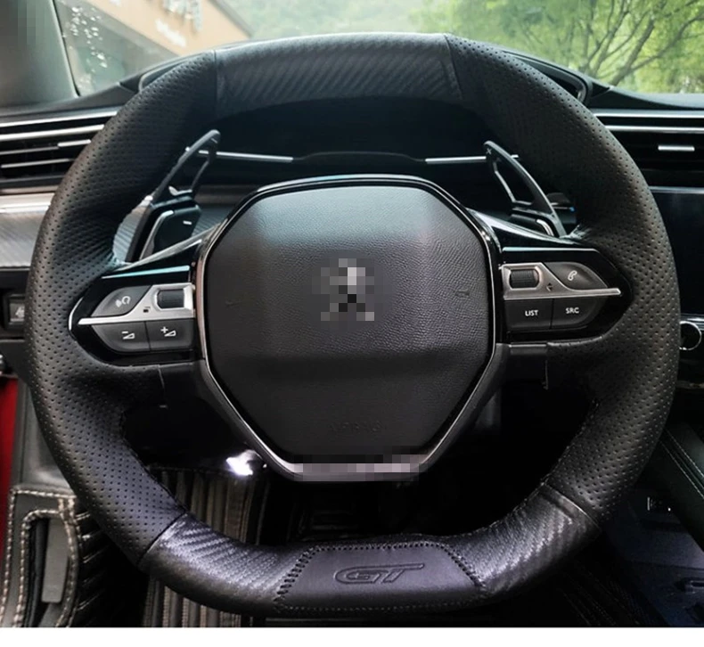 ForPeugeot 5008 3008 GT 508 L 2018 2019 2020 Auto Lenkrad Schaltwippen Schalthebel Auto Dekoration Innen Zubehör – Detail 8