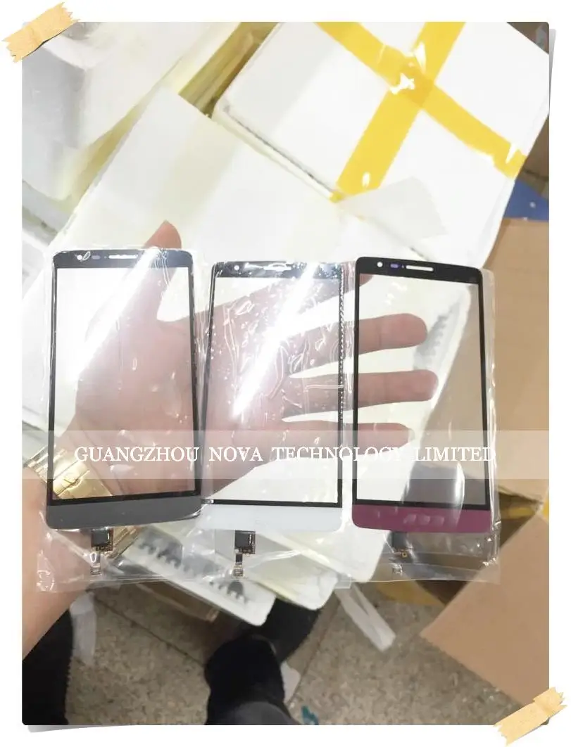 Белый/фиолетовый/черный Экран для LG G3 мини D728 D724 D722 D725 Сенсорный экран Стекло