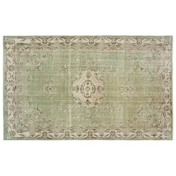 

Handmade Natural Vintage Turkish Area Rug 188x303 Cm-6'2''X9'11''