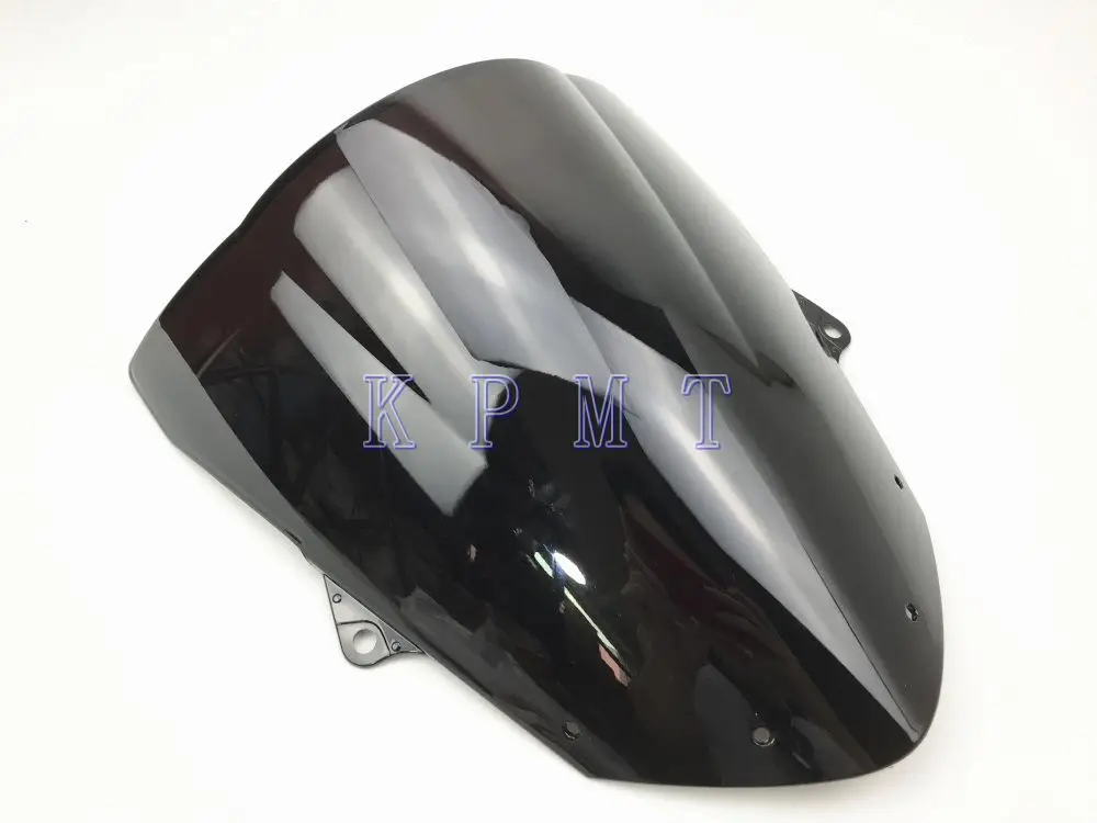 Для Kawasaki ZX6R 2009 2010 2011 2012 2013 2014 2015 ZX 6R 636 10R 2008 ветровое стекло с двойным пузырьком| |