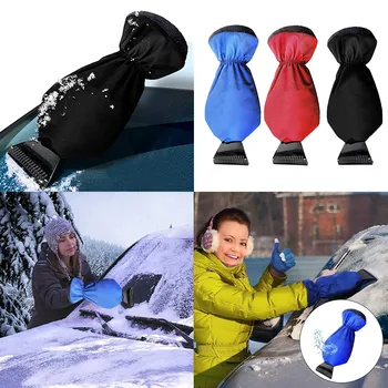 

Car Scraper Car Vehicle Durable Warm Gloves Scraper Snow Ice Brush Shovel Removal For Winter Hielo Raspador Gloves Snow Shovel