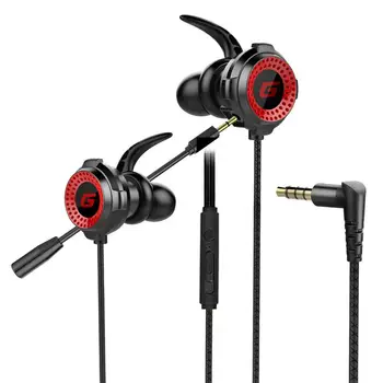 

G20 Wired 3.5mm Plug Dynamic Gaming Earphones with Microphone for Phone/PC
