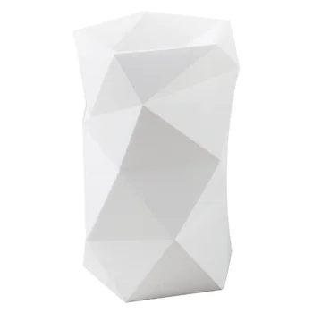

Creative Design Irregular Prismatic Silicone Pen and Pencil Holder , Stationery Storage Box (White)