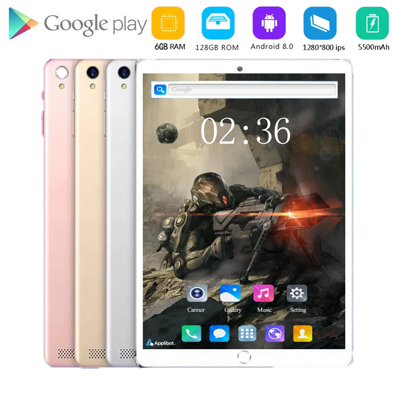 2020 Новый 10-дюймовый планшетный ПК android 8 0 Восьмиядерный ОЗУ 6 Гб ПЗУ 128 ГБ 3G/4g LET