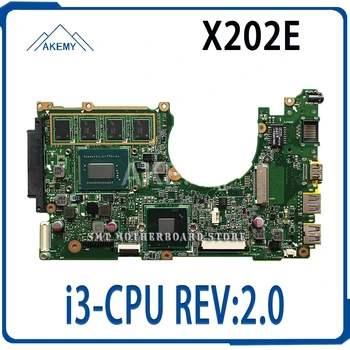 

X202E Motherboard i3-REV:2.0 For Asus X201S Q200E X201E S200E laptop Motherboard X202E Mainboard X202E Motherboard test 100% ok