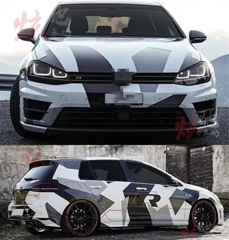 

Автомобильные наклейки для VW POLO Scirocco Golf 7 GTI Golf 8, наружные персонализированные спортивные наклейки на заказ