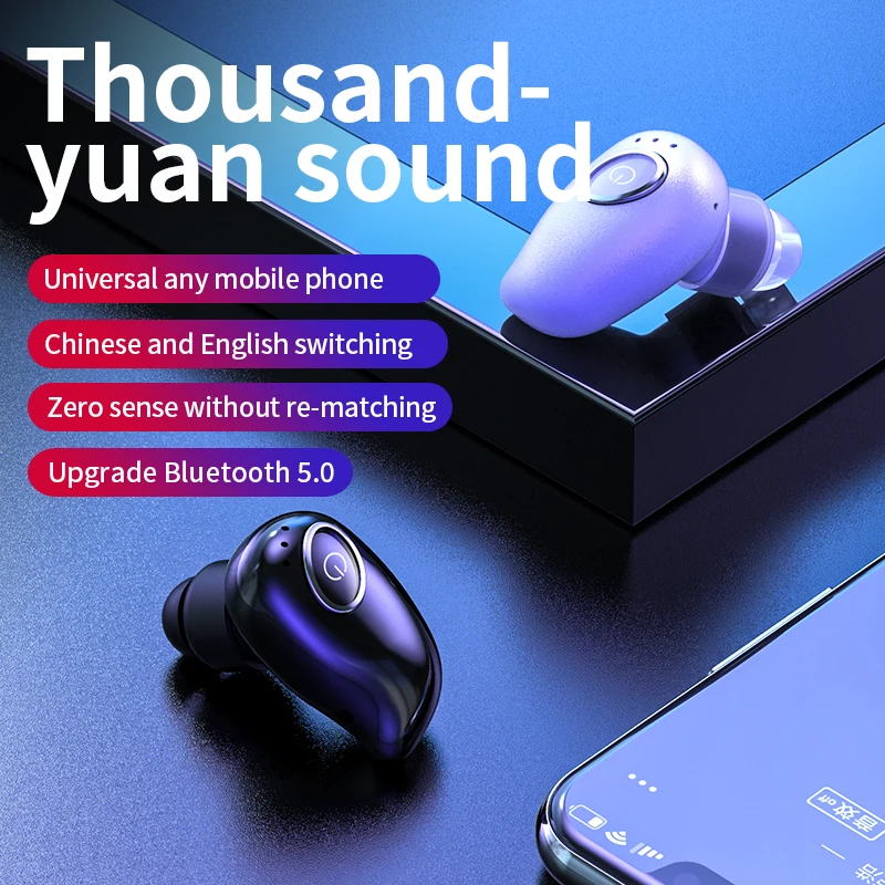 TWS 5 0 Bluetooth наушники 3D стерео беспроводные с сенсорным управлением IPX7