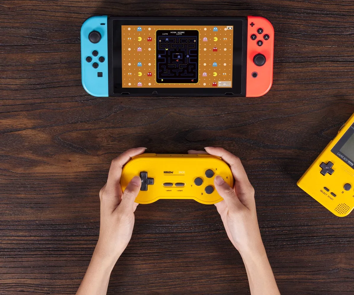 8bitdo SN30 Беспроводной Bluetooth контроллер цвета радуги Поддержка nintendo переключатель Android MacOS геймпад