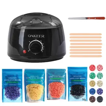 

Hair removal and wax melting device can be used on multiple body parts, including 4 bell wax beans, stainless steel rod