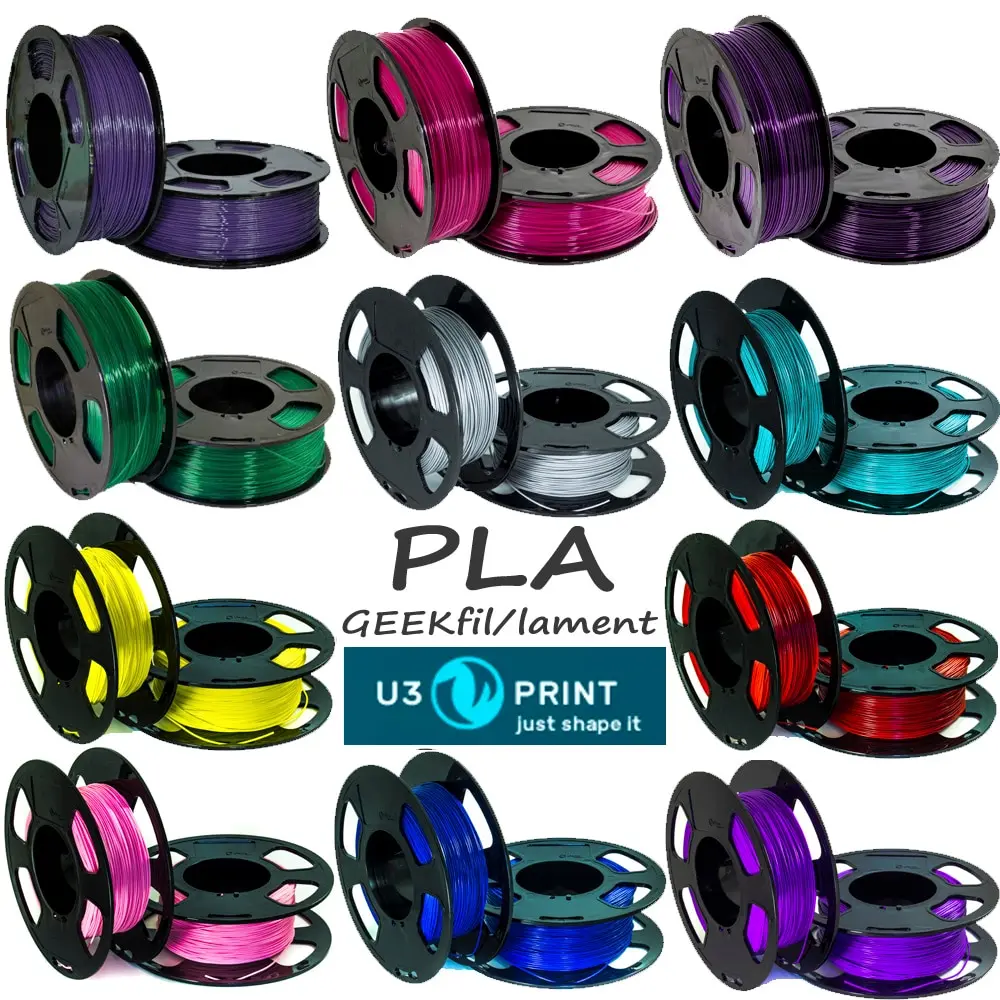 PLA филамент для 3D-печати 1 75мм 1кг от GEEKfil/lament U3Print | Компьютеры и офис