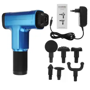 

Muscle Massager Machine 6 Heads 6 Gear Relaxed Muscle Pain Relaxation Body Relief Sport Therapy Electric Vibrating Machine