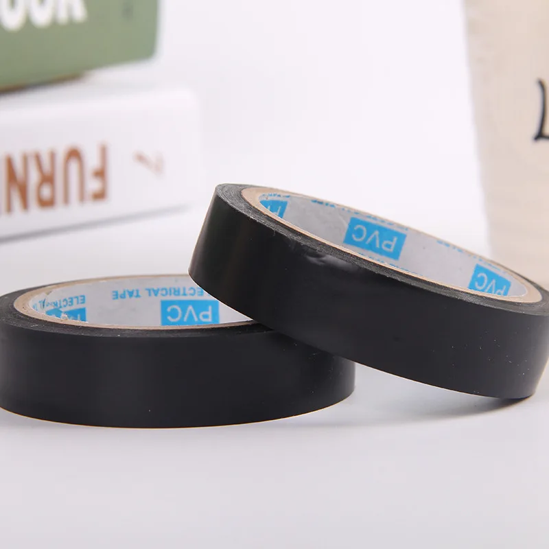 

20 ft PVC Black Flame Retardant Insulating Tape Adhesive Vinyl Electrical Insulation Waterproof Tape Roll