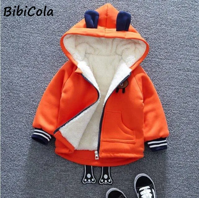 Рождественские осенне-зимние куртки для маленьких мальчиков и девочек Пальто