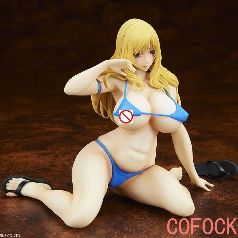 Аниме Q Six сексуальная фигурка комикс Hana Man CoverGirl Anna Blue Ver. ПВХ экшн фигурки