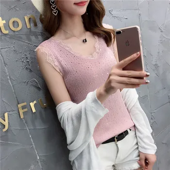 

9251 to film the new hot drilling lace vest small condole belt 27-1/2 row 2 shelves