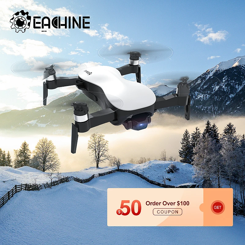 Eachine EX4 камера Дрон 5G Wi Fi 1 км/3 км FPV GPS 4K HD 3 осевой шарнир 25 минут время полета с