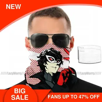 

Persona 5 Joker Mouth Face Mask Joker P5 Facial Mask Fashion with Filters Beautiful Adult Mask
