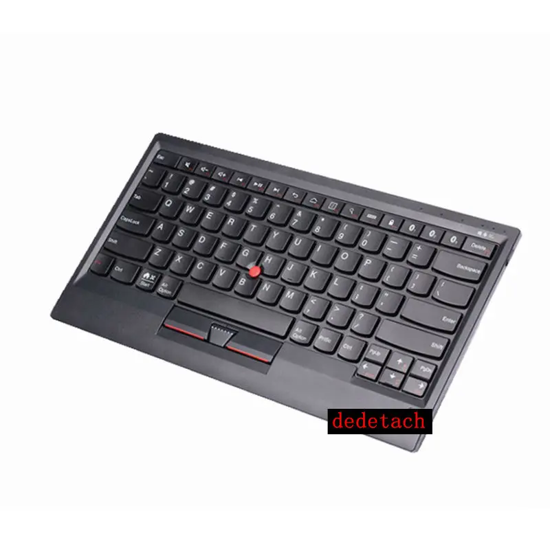0B47189 для lenovo ThinkPad Compact Bluetooth Беспроводная Клавиатура США с USB зарядкой Trackpoint для планшетного ПК ноутбука - Цвет: Коричневый