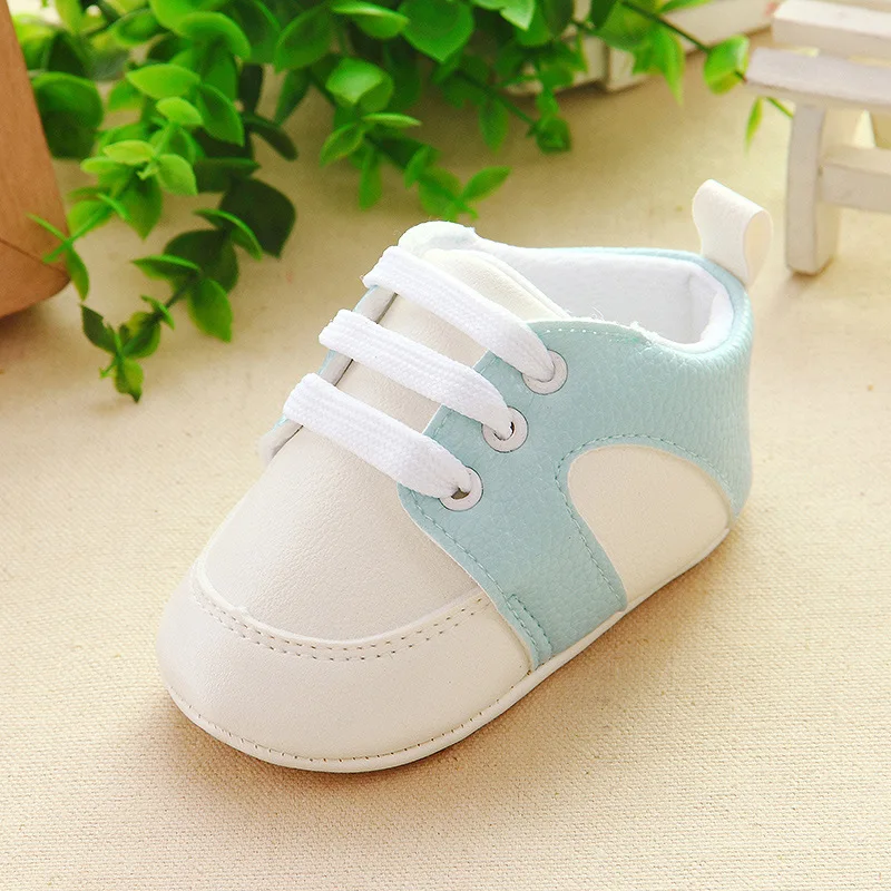 Детская обувь, новые осенне-весенние наборы для новорожденных обувь для мальчиков из искусственной кожи детская обувь с мягкой подошвой Повседневное кроссовки на возраст от 0 до 18 месяцев