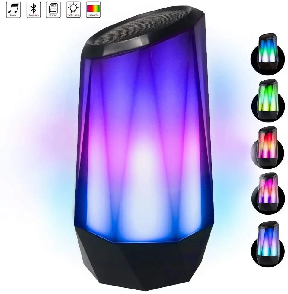 Bluetooth динамик светодиодный цветной портативный 4 2 стерео Встроенный микрофон AUX и