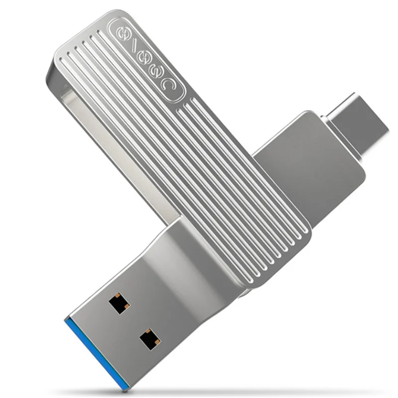  Xiaomi Dual Interface U Disk 2-in-1 USB 3.1 To Type-C Dual Interface U-Disk Rotation Memory Disk 12