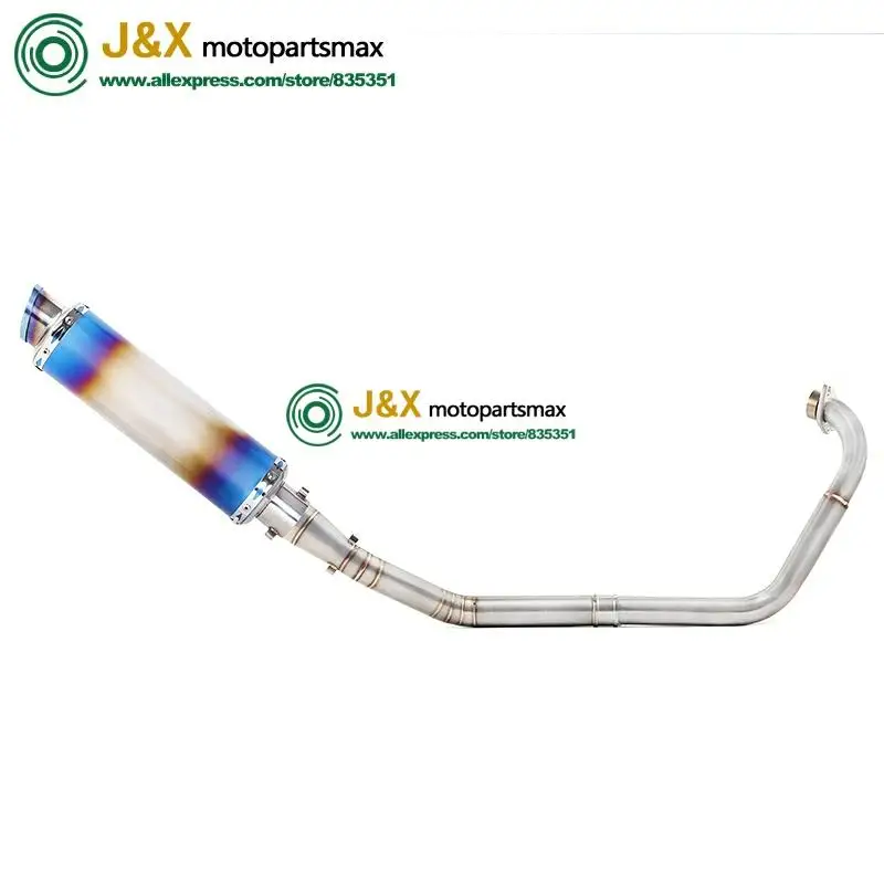 Полная выхлопная система мотоцикла Escape slip on для yamaha YZF R15 MT15 MT-15 2008- средняя труба глушителя DB-Killer