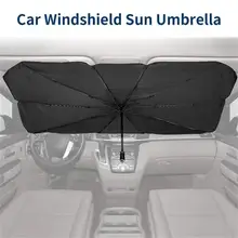Parasol interior para parabrisas de coche, protector o autocubierta para luna delantera del vehículo, accesorio de protección solar para ventana
