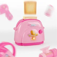 Розовое детское платье маленькое платье для малышей ролевая игра тостер очиститель Плита машина Кухня игрушка Классический бытовой игрушечная бытовая техника