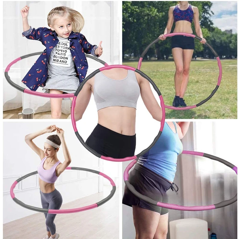 MRACSIY Hula Hoop Fitness pesato per dimagrire 8 segmenti Hula Hoop Rimovibile per Adulti Bambini Ragazzi Donne MRACSIY Hula Hoop Fitness pesato per dimagrire 8 segmenti Hula Hoop Rimovibile per Adulti Bambini Ragazzi Donne