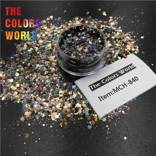 TCT-376, камуфляжные цвета, блестки для ногтей, украшения для ногтей, макияж, тату, Тумблеры, рукоделие, аксессуары ручной работы, праздничные вечерние аксессуары - Color: MCH-840   200g