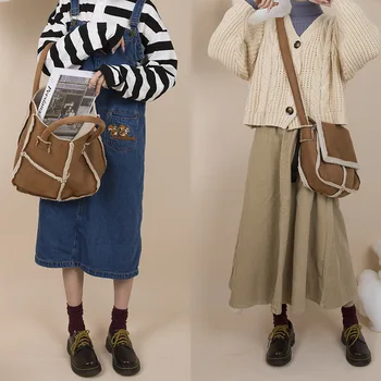 

Autumn / Winter New Student Plush One Shoulder Crossbody Tote Bag 2020 New Women Portable Large Capacity Package C494