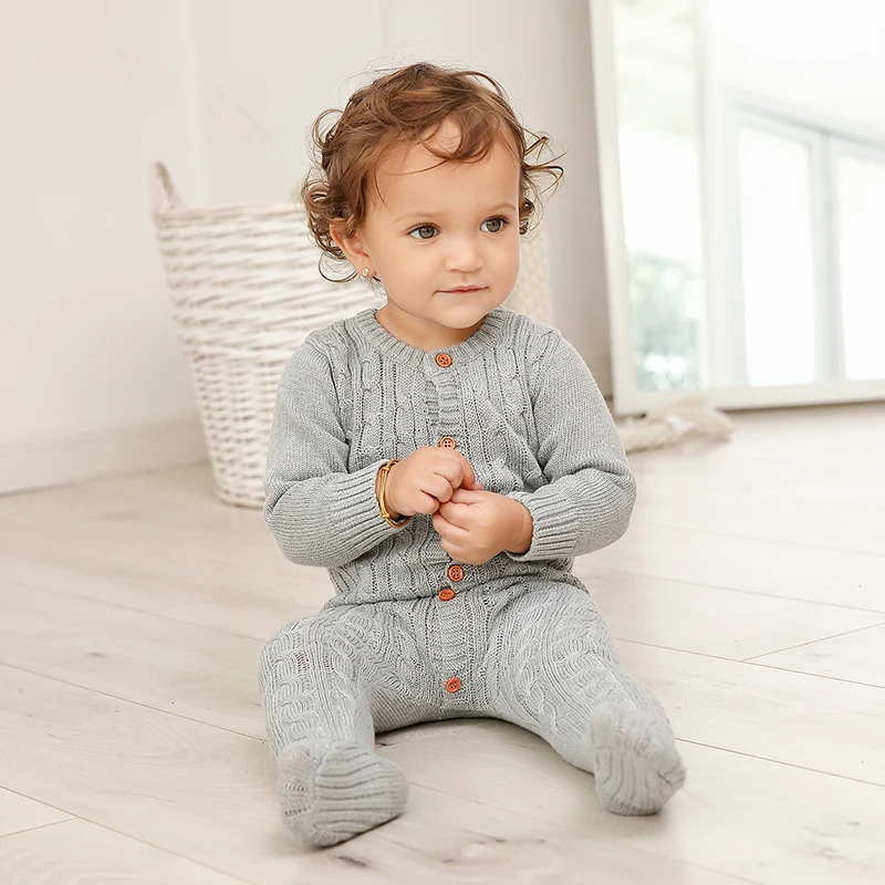 Одежда для новорожденных с капюшоном, детские комбинезоны для мальчиков, костюм, вязаный наряд, комбинезон для маленьких мальчиков и девочек, для фотосъемки от 0 до 24 месяцев