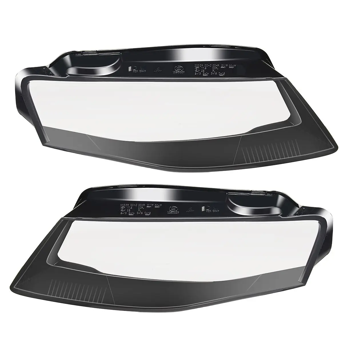 1 Pair Left/Right Front Headlights Shell Lamp Shade Clear Lens Cover Headlamp Lenses Case Lampshade For Audi A4 B8 2009-2012