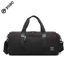 POSO Сумка многофункциональная сумка для хранения фитнеса Большая вместительная водонепроницаемая сумка на одно плечо диагональная сумка дорожная сумка