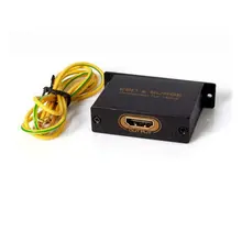 Прочное черное устройство защиты от перенапряжений для HDMI защита HDMI от ESD скачка напряжения с проводными аксессуарами 24BB