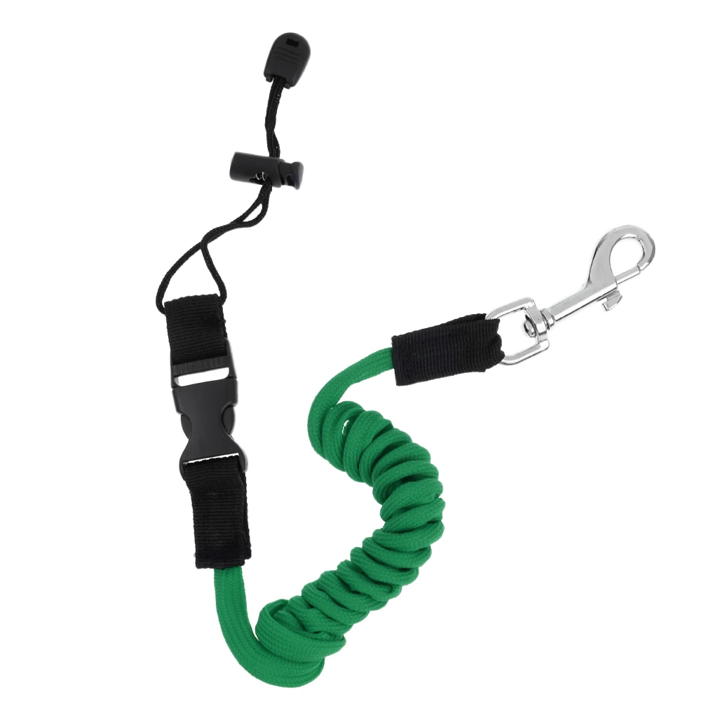 MultipleColors 140cm Elastic Coiled Cord Lanyard SUP Leash For Kayak Canoe Paddle Fishing Rod for Water Sports
