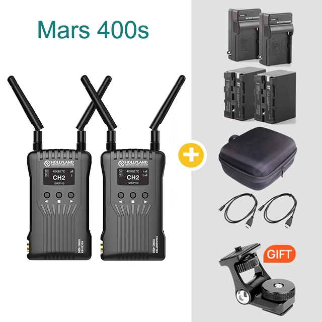 HOLLYLAND 400FT 400S система передачи беспроводной HD видео SDI HDMI 1080 трансляции профессионального видео передатчик приемник - Цвет: Hollyland 400S
