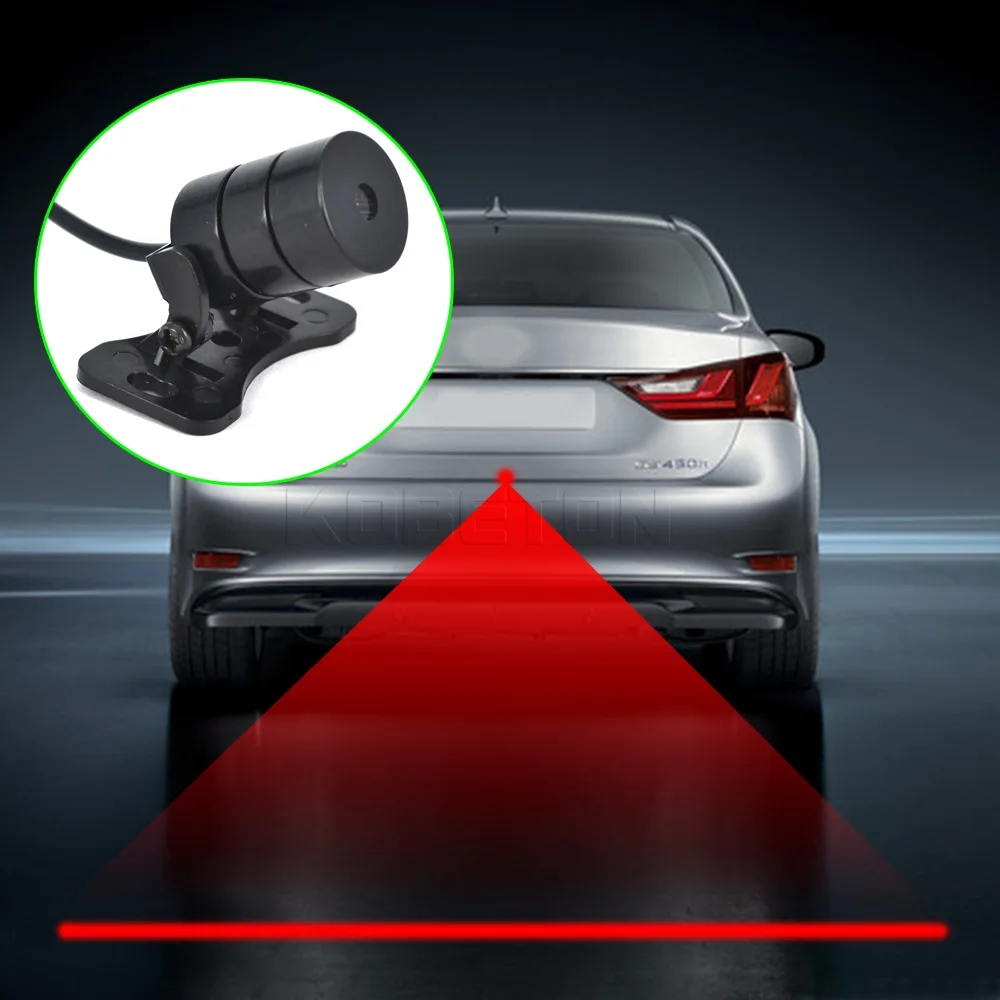 Автомобильный анти-столкновительный лазер противотуманный свет авто Анти-туман парковочные стоп индикаторы торможения мотоцикла светодиодный Автомобильная сигнальная лампа-Стайлинг
