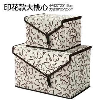 

Fabric Storage Box With Cap Household Clothes Socks Toy Snacks Sundries Oraganier Set organizer Cosmetics Househo