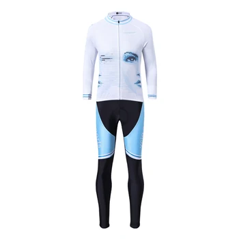

Autumn and winter warm wool riding suit long suit bicycle suit spring and summer riding suit